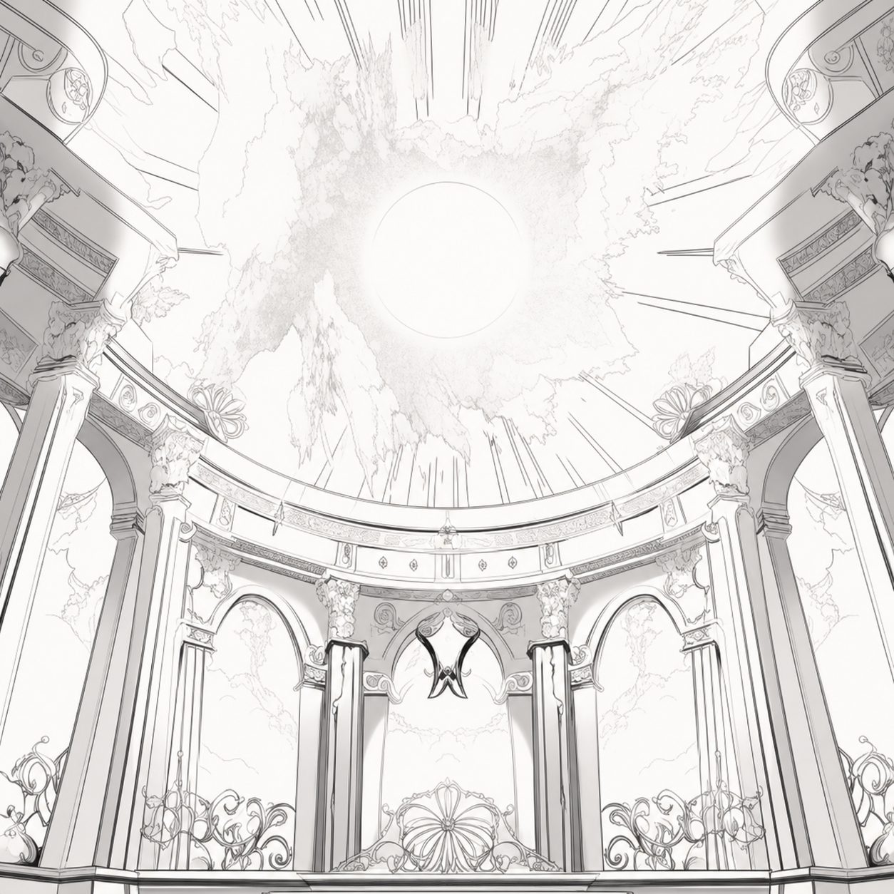 Visual Storytelling 黑白分镜场景