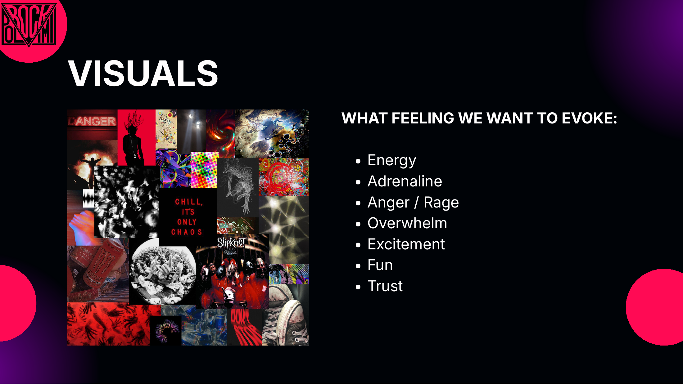 Moshpit 情绪板与视觉氛围